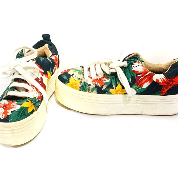 Corina Floral Platform Sneakers - Picture 4 of 4
